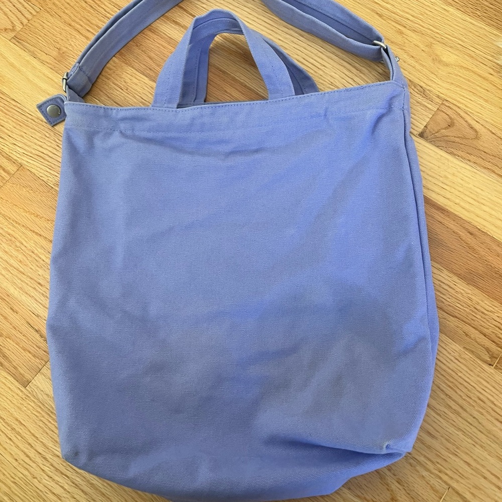 Purple baggu Canvas Tote Bag